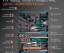 Набор инструментов 76 предметов 12 гранные головки// Stels