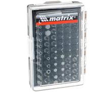 Набор бит с магнитным держателем, CrV, 61 шт. Matrix