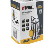 Дренажный насос DPL800X, 800 Вт, подъем 7 м, 16500 л/ч Denzel