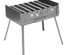 Мангал-дипломат в сумке 410 x 280 x 125, 1.5 мм, 6 шампуров в комплекте, Camping Palisad