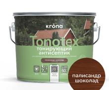 Антисептик тонирующий KRONA Тонотекс палисандр-шоколад 2.5 л