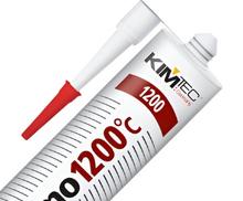 Герметик силикатный для печей и каминов черный 1500° KIM TEC